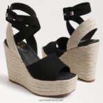 נשים הַנעָלָה Sam Edelman סנדל טריז ואדה אספדריל שָׁחוֹר 4XL22X381 - Image 7