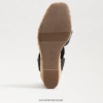 נשים הַנעָלָה Sam Edelman סנדל טריז של vaughn espadrille מארג שחור 4XL22X245 - Image 6