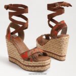 נשים הַנעָלָה Sam Edelman סנדל טריז של vaughn espadrille פרג כתום 4XL22X243 - Image 7