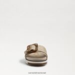 נשים הַנעָלָה Sam Edelman סנדל מגלשה ariane קליפת ביצה ארוגה 4XL22X179 - Image 3