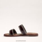 נשים הַנעָלָה Sam Edelman סנדל מגלשה גינה חום כהה 4XL22X263 - Image 4