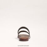 נשים הַנעָלָה Sam Edelman סנדל מגלשה גינה חום כהה 4XL22X263 - Image 5