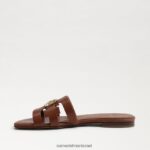 נשים הַנעָלָה Sam Edelman סנדל מגלשה קורן מפרץ בורבון כהה 4XL22X578 - Image 4