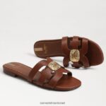 נשים הַנעָלָה Sam Edelman סנדל מגלשה קורן מפרץ בורבון כהה 4XL22X578 - Image 7