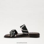 נשים הַנעָלָה Sam Edelman סנדל מגלשה hera זברה שחורה/טבעית 4XL22X741 - Image 4