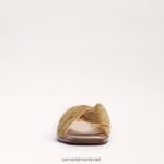 נשים הַנעָלָה Sam Edelman סנדל מגלשה issie זהב 4XL22X467 - Image 3