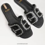 נשים הַנעָלָה Sam Edelman סנדל מגלשות bay fleur שָׁחוֹר 4XL22X622 - Image 7