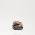 נשים הַנעָלָה Sam Edelman סנדל מגלשת במבי קפה 4XL22X66 - Image 3
