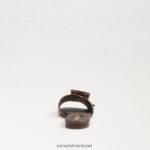 נשים הַנעָלָה Sam Edelman סנדל מגלשת במבי קפה 4XL22X66 - Image 5