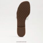 נשים הַנעָלָה Sam Edelman סנדל מגלשת מפרץ פטנט לבן בוהק 4XL22X380 - Image 6