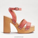 נשים הַנעָלָה Sam Edelman סנדל עם עקבים מפלטפורמה של רוזלינד טרה ורד קרוק 4XL22X801 - Image 2