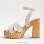 נשים הַנעָלָה Sam Edelman סנדל עם עקבים מפלטפורמה של רוזלינד קרוק שנהב מודרני 4XL22X802 - Image 4