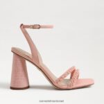 נשים הַנעָלָה Sam Edelman סנדל עקב בלוק חרוזים של קיה אפרסק אלמוגים 4XL22X711 - Image 2