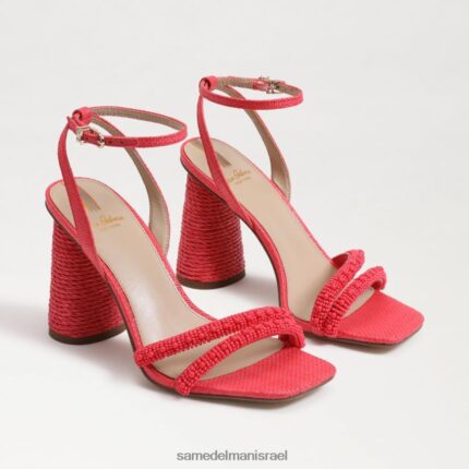 נשים הַנעָלָה Sam Edelman סנדל עקב בלוק חרוזי קיה בארוס ורוד 4XL22X487
