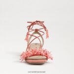 נשים הַנעָלָה Sam Edelman סנדל עקב בלוק חרוזים של Walda ורוד טיח 4XL22X65 - Image 3