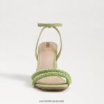 נשים הַנעָלָה Sam Edelman סנדל עקב בלוק חרוזי קיה פנינת קיץ 4XL22X490 - Image 3