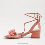 נשים הַנעָלָה Sam Edelman סנדל עקב בלוק חרוזים של Walda ורוד טיח 4XL22X65 - Image 4