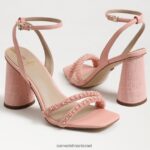 נשים הַנעָלָה Sam Edelman סנדל עקב בלוק חרוזים של קיה אפרסק אלמוגים 4XL22X711 - Image 7