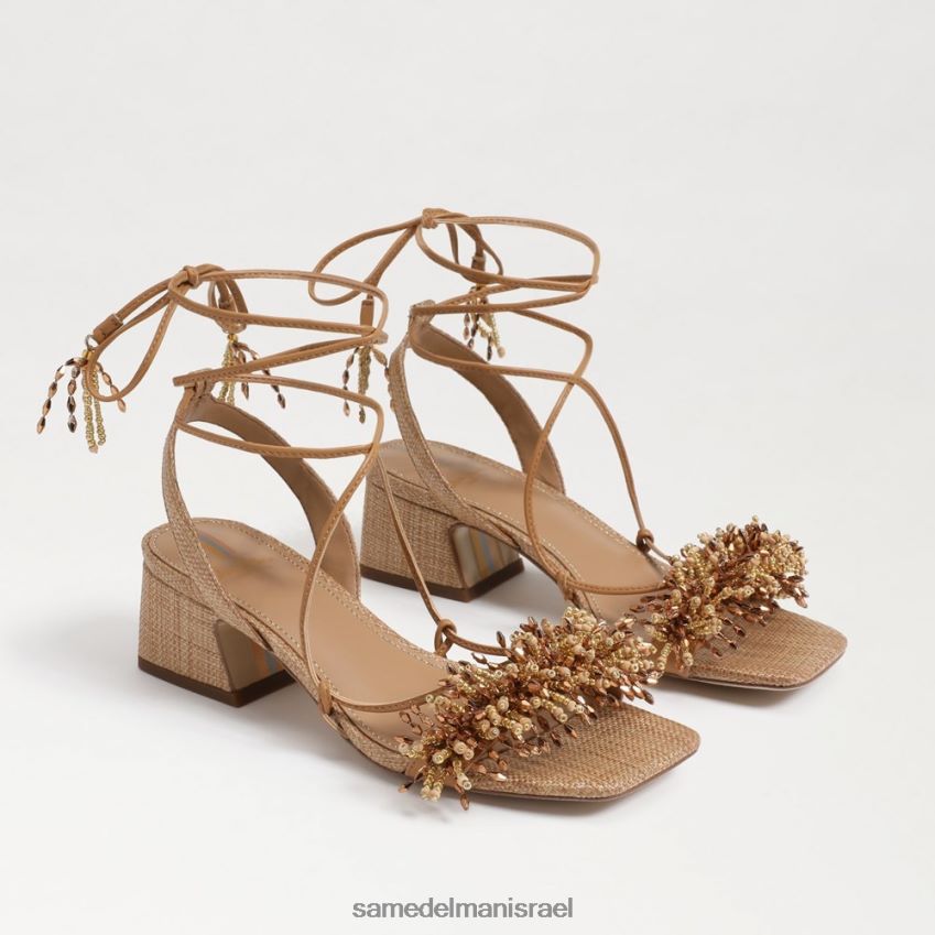 d7a0d7a9d799d79d_d794d6b7d7a0d7a2d6b8d79cd6b8d794_sam_edelman_d7a1d7a0d793d79c_d7a2d7a7d791_d791d79cd795d7a7_d797d7a8d795d796.jpg נשים הַנעָלָה Sam Edelman סנדל עקב בלוק חרוזים של Walda שיזוף בוף 4XL22X64 - Image 1