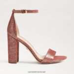 נשים הַנעָלָה Sam Edelman סנדל עקב בלוק יארו ורוד חלודה 4XL22X331 - Image 2