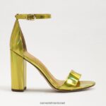 נשים הַנעָלָה Sam Edelman סנדל עקב בלוק יארו מימוזה זהב 4XL22X333 - Image 2