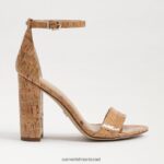 נשים הַנעָלָה Sam Edelman סנדל עקב בלוק יארו שעם טבעי 4XL22X334 - Image 2