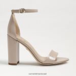נשים הַנעָלָה Sam Edelman סנדל עקב בלוק יארו פטנט צ'אי לאטה 4XL22X337 - Image 2