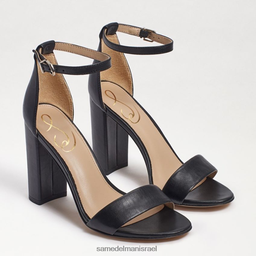 d7a0d7a9d799d79d_d794d6b7d7a0d7a2d6b8d79cd6b8d794_sam_edelman_d7a1d7a0d793d79c_d7a2d7a7d791_d791d79cd795d7a7_d799d790d7a8d795_.jpg נשים הַנעָלָה Sam Edelman סנדל עקב בלוק יארו עור שחור 4XL22X325 - Image 1