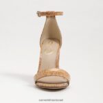 נשים הַנעָלָה Sam Edelman סנדל עקב בלוק יארו שעם טבעי 4XL22X334 - Image 3