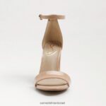 נשים הַנעָלָה Sam Edelman סנדל עקב בלוק יארו פטנט סומק בז' 4XL22X335 - Image 3