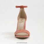נשים הַנעָלָה Sam Edelman סנדל עקב בלוק יארו ורוד טיח 4XL22X323 - Image 3