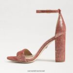 נשים הַנעָלָה Sam Edelman סנדל עקב בלוק יארו ורוד חלודה 4XL22X331 - Image 4