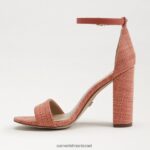 נשים הַנעָלָה Sam Edelman סנדל עקב בלוק יארו ורוד טיח 4XL22X323 - Image 4