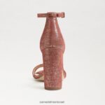 נשים הַנעָלָה Sam Edelman סנדל עקב בלוק יארו ורוד חלודה 4XL22X331 - Image 5