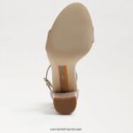 נשים הַנעָלָה Sam Edelman סנדל עקב בלוק יארו פטנט צ'אי לאטה 4XL22X337 - Image 6