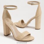 נשים הַנעָלָה Sam Edelman סנדל עקב בלוק יארו עץ אשור מולבן 4XL22X322 - Image 7