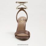 נשים הַנעָלָה Sam Edelman סנדל עקב בלוק yanelli טופי סאטן 4XL22X856 - Image 3