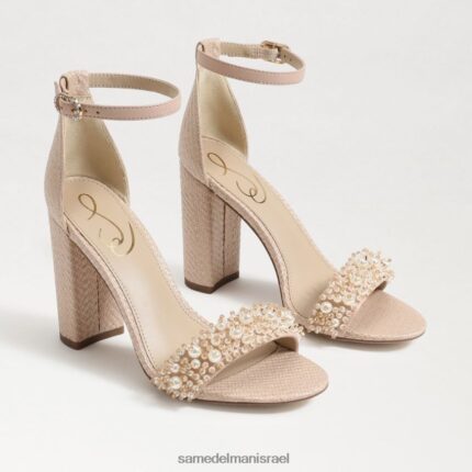 נשים הַנעָלָה Sam Edelman סנדל עקב בלוק yaro perla שיזוף חם 4XL22X617
