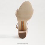 נשים הַנעָלָה Sam Edelman סנדל עקב בלוק yaro perla שיזוף חם 4XL22X617 - Image 6