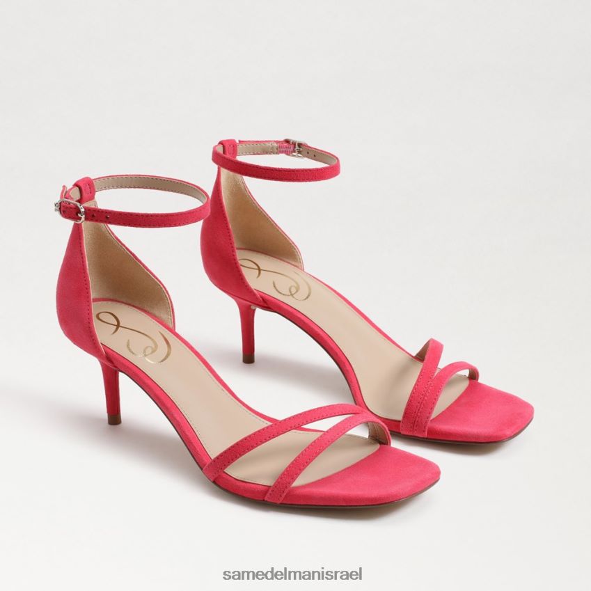 d7a0d7a9d799d79d_d794d6b7d7a0d7a2d6b8d79cd6b8d794_sam_edelman_d7a1d7a0d793d79c_d7a2d7a7d791_d7a4d799d795d7a0d799_d797d7aad79c.jpg נשים הַנעָלָה Sam Edelman סנדל עקב פיוני חתלתול זמש אולטרה פוקסיה 4XL22X507 - Image 1
