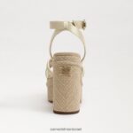 נשים הַנעָלָה Sam Edelman סנדל עקב פלטפורמה טיבי לימון שטוף 4XL22X438 - Image 5