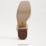 נשים הַנעָלָה Sam Edelman סנדל עקב פלטפורמה טיבי לימון שטוף 4XL22X438 - Image 6