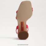 נשים הַנעָלָה Sam Edelman סנדל עקב קיה בלוק אולטרה פוקסיה 4XL22X122 - Image 6