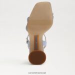 נשים הַנעָלָה Sam Edelman סנדל עקב קיה בלוק אוסלו כחול 4XL22X111 - Image 6