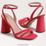 נשים הַנעָלָה Sam Edelman סנדל עקב קיה בלוק אולטרה פוקסיה 4XL22X122 - Image 7