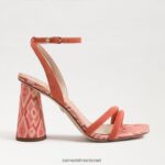 נשים הַנעָלָה Sam Edelman סנדל עקב קיה בלוק ורוד טרקוטה 4XL22X120 - Image 2