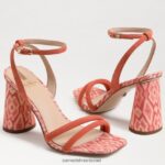 נשים הַנעָלָה Sam Edelman סנדל עקב קיה בלוק ורוד טרקוטה 4XL22X120 - Image 7