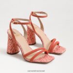 נשים הַנעָלָה Sam Edelman סנדל עקב קיה בלוק ורוד טרקוטה 4XL22X120