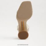 נשים הַנעָלָה Sam Edelman סנדל עקב קיה בלוק חַרְסִינָה 4XL22X116 - Image 6