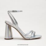 נשים הַנעָלָה Sam Edelman סנדל עקב קיה בלוק ססגוני כסף רך 4XL22X110 - Image 2